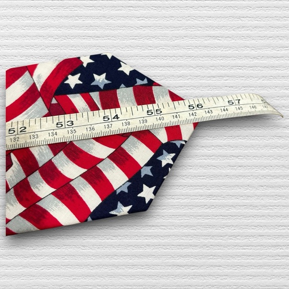 American Eagle Outfitters Flag Neck Tie - Picture 3 of 4